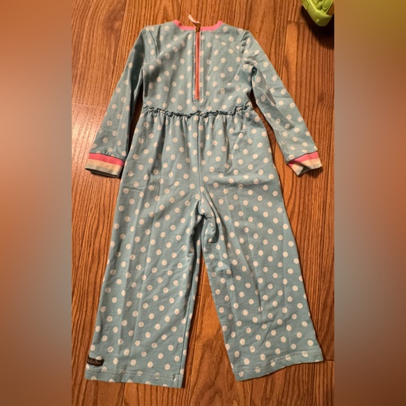 Matilda Jane Long-Sleeve Polka Dot Ruffle Waist Romper – Girls Size 6 - Picture 2 of 4